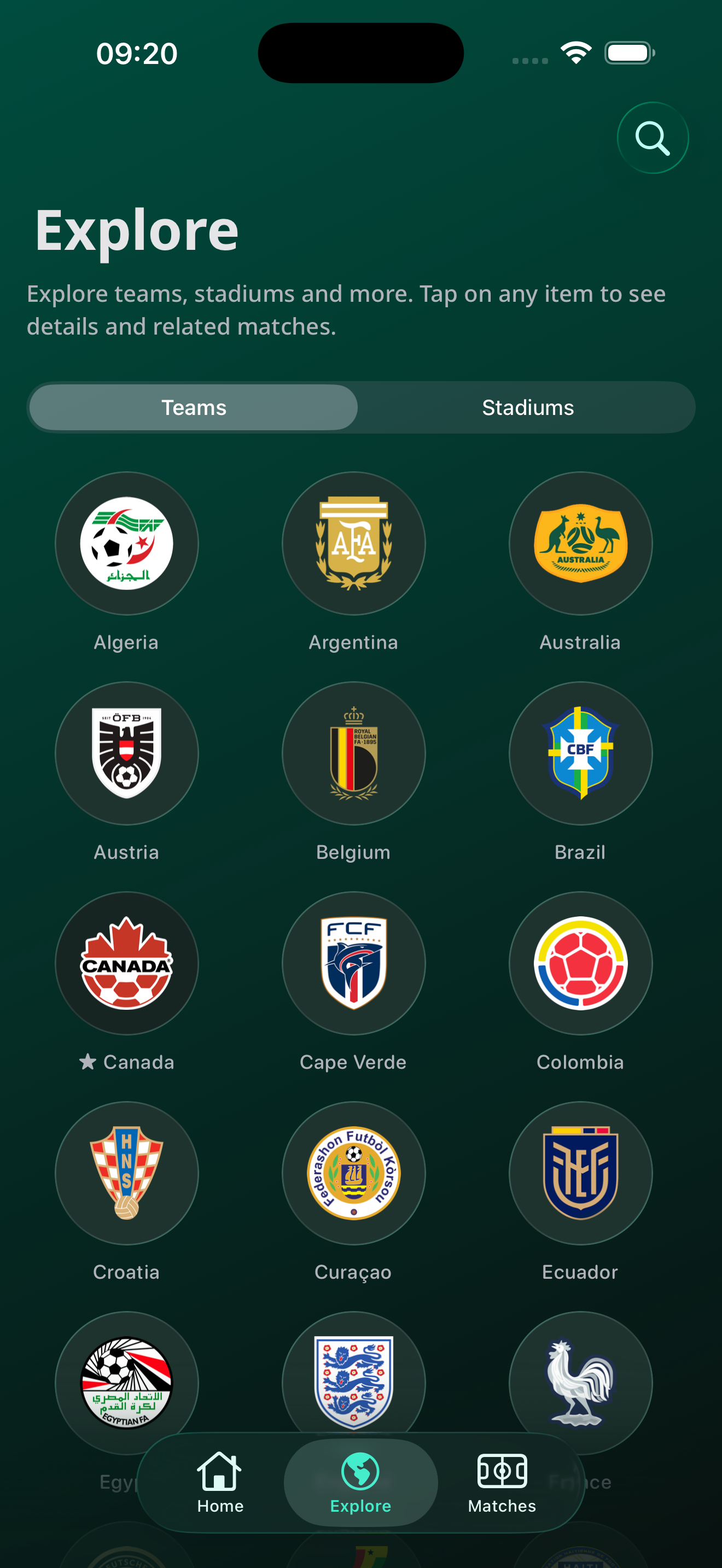 Explore all 48 World Cup teams